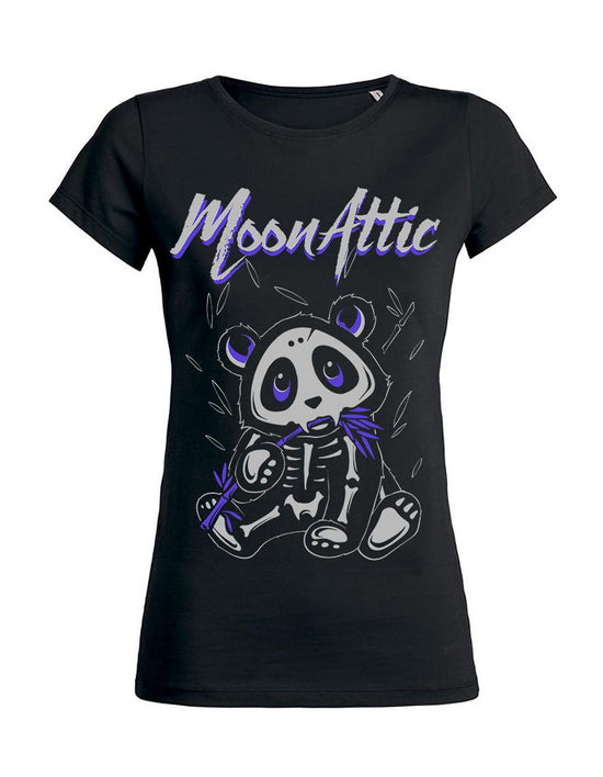 T-shirt femme Moon Attic Skelly Panda Attic