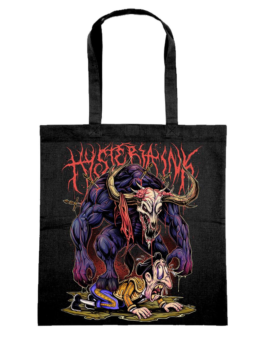 Tote bag Hysteria Ink Bullfigthter Ink