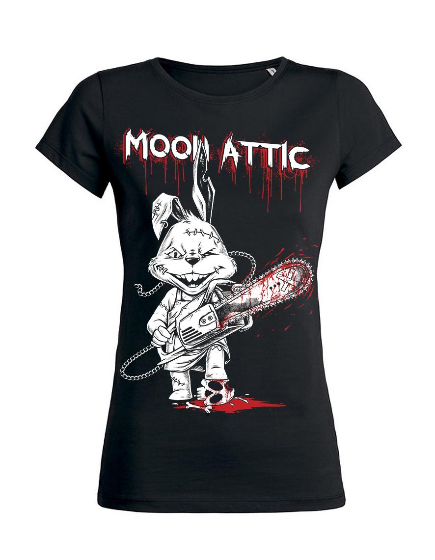 T-shirt femme Moon Attic Rabbit Killer