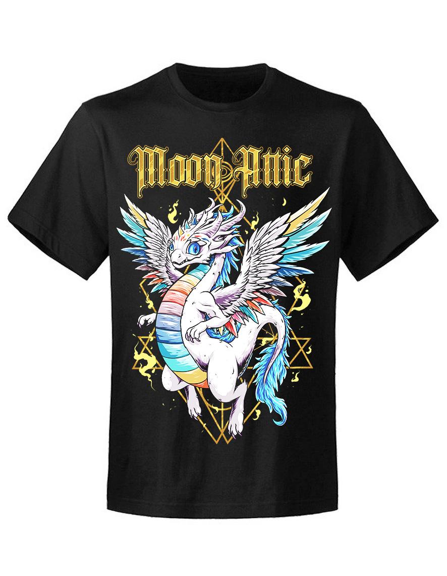 T-shirt unisexe Moon Attic The rainbow dragon Attic
