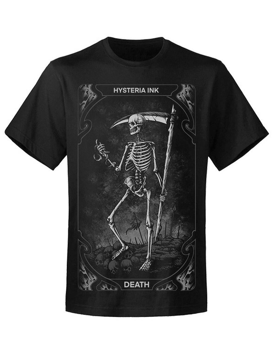 T-shirt unisexe Hysteria Ink Tarot Death Ink