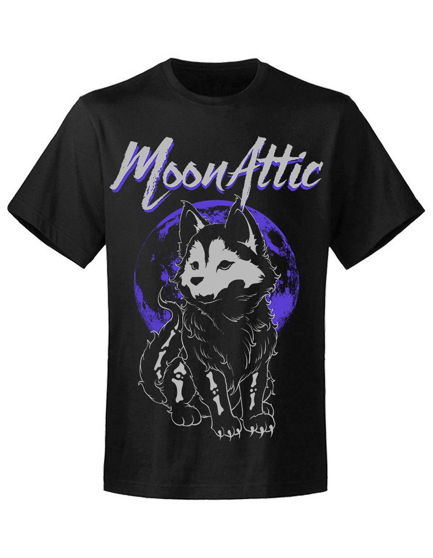 T-shirt unisexe Moon Attic Skelly Wolf Attic