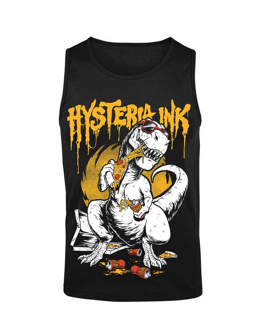 Debardeur homme Hysteria Ink Pizza Dino