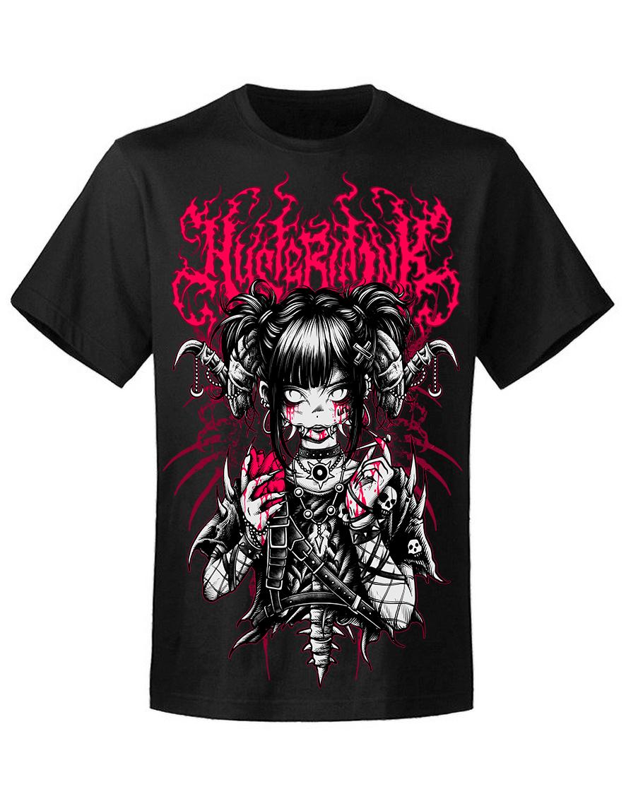 T-shirt unisexe Hysteria Ink Manga Goth
