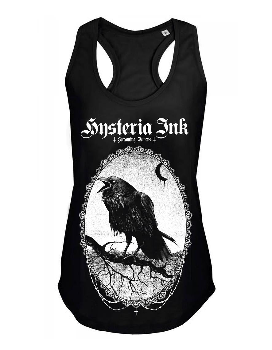 Debardeur femme Hysteria Ink Black crow