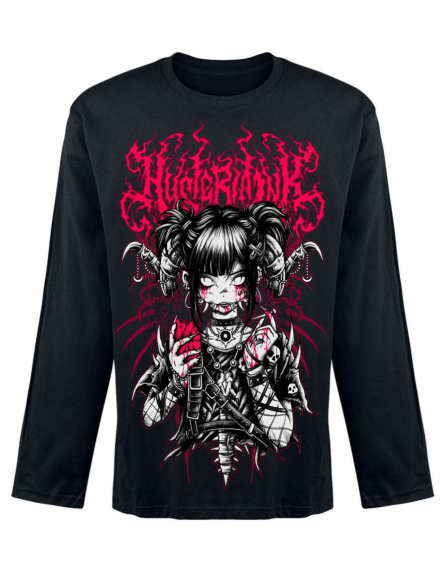 T-shirt manches longues Hysteria Ink Manga Goth
