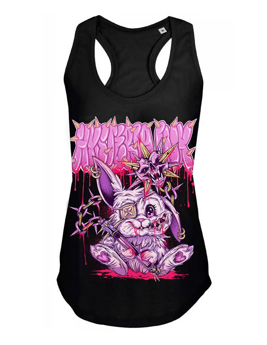 Debardeur femme Hysteria Ink Rabbit 666