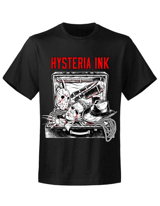 T-shirt unisexe Hysteria Ink Valise Horror Ink