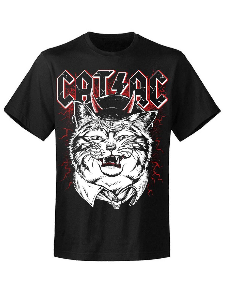 T-shirt unisexe Hysteria Ink Cat-AC