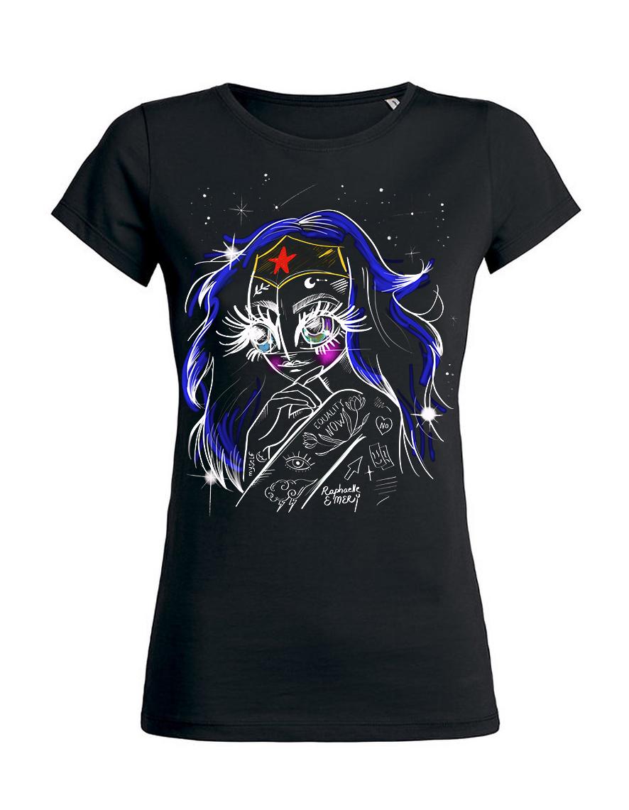 T-shirt femme Hysteria Ink X Raphaelle Emery Equality
