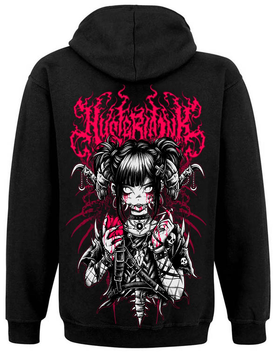 Sweat zip unisexe Hysteria Ink Manga Goth