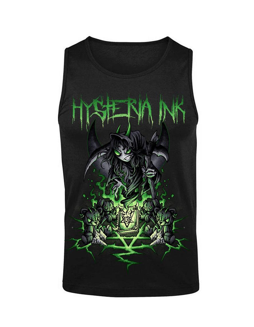 Debardeur homme Hysteria Ink Miss Ink Death Ink green