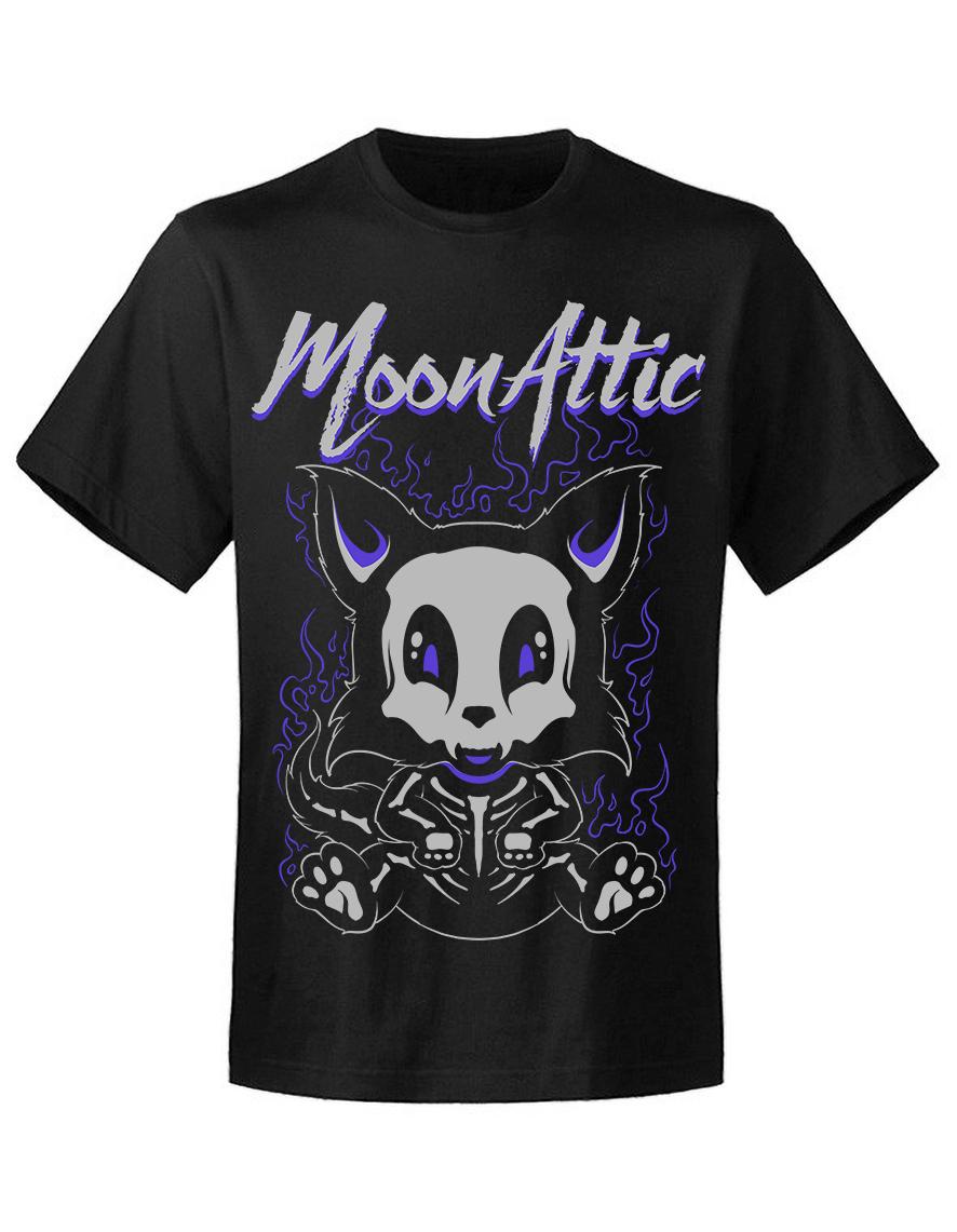 T-shirt unisexe Moon Attic Skelly Fox Attic