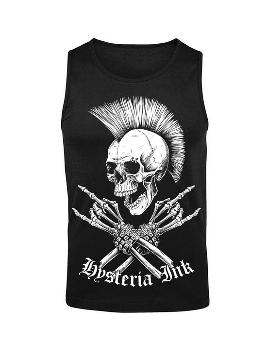 Debardeur homme Hysteria Ink Metal Skull