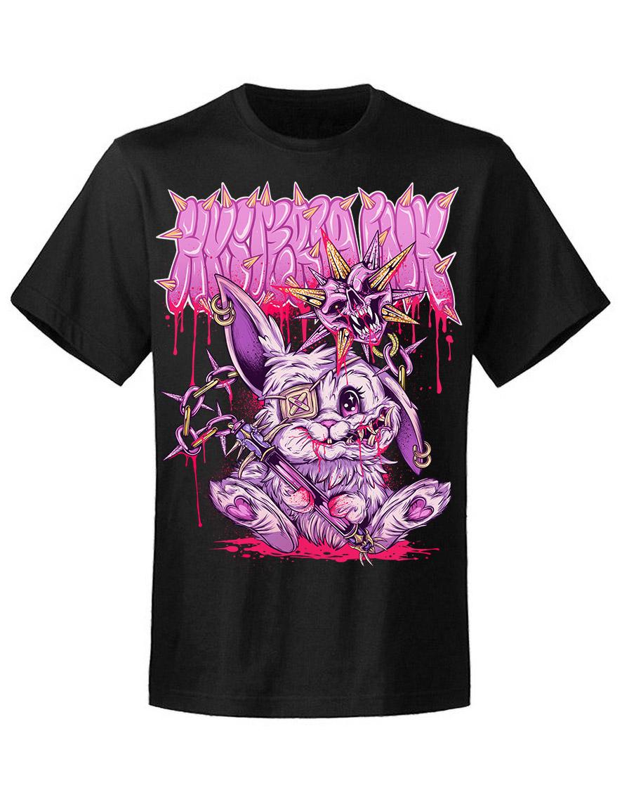 T-shirt unisexe Hysteria Ink Rabbit 666