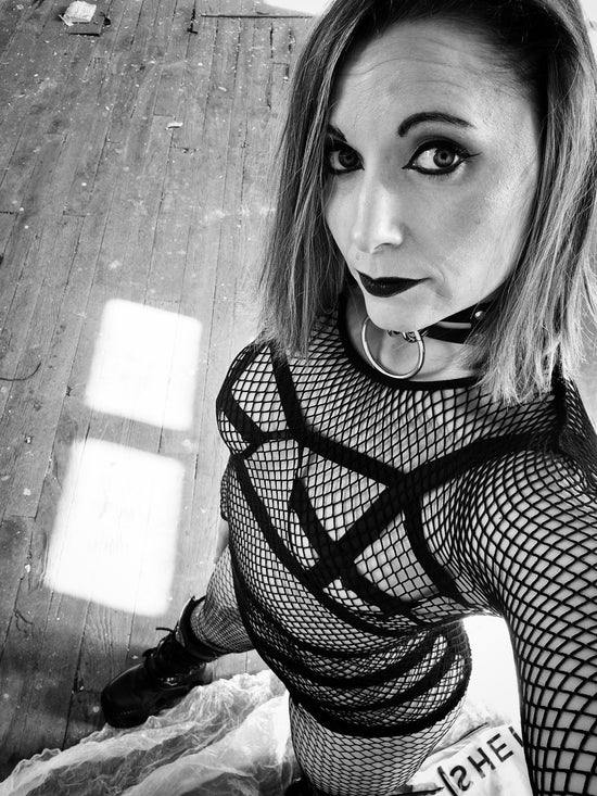 Haut Hysteria Ink  Fishnet Top