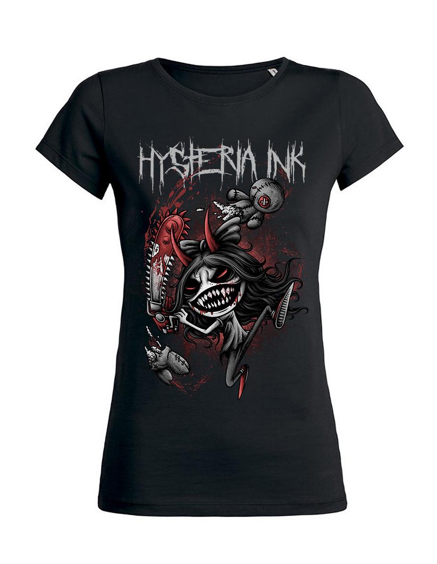 T-shirt femme Hysteria Ink Miss Ink Diablo Ink