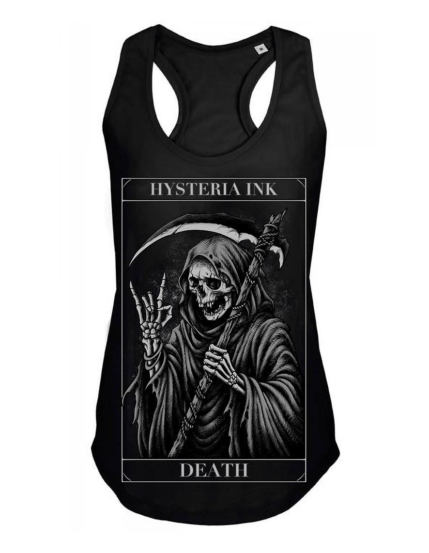 Debardeur femme Hysteria Ink Death Tarrot Ink