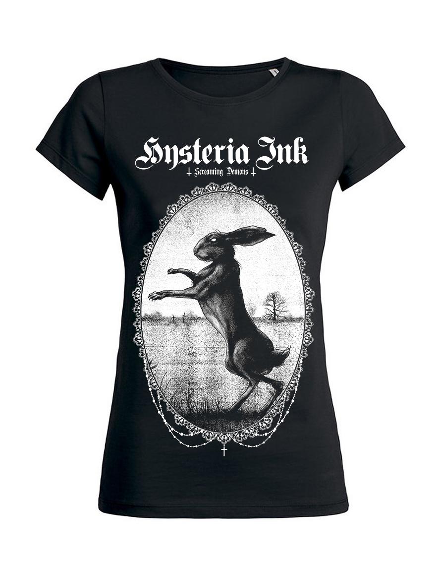 T-shirt femme Hysteria Ink Black haire