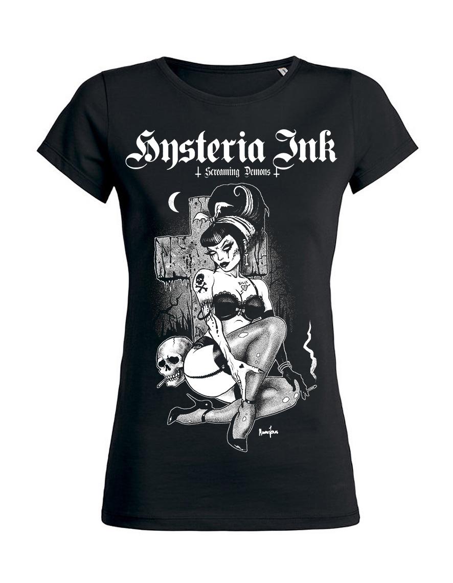 T-shirt Femme Hysteria Ink Moonlit Corpse