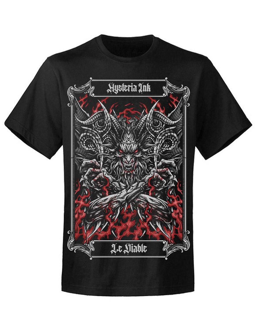 T-shirt unisexe Hysteria Ink Le Diable Ink