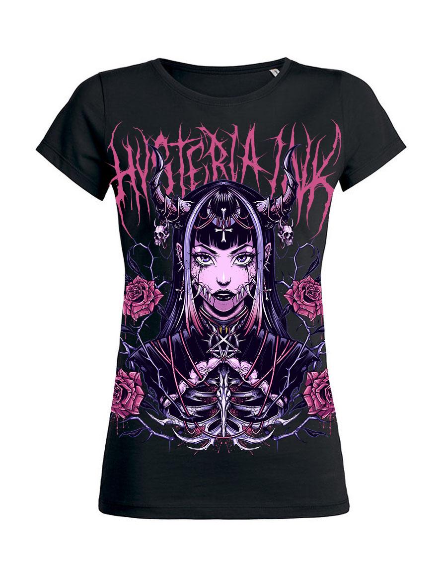 T-shirt femme Hysteria Ink Corredor Mask