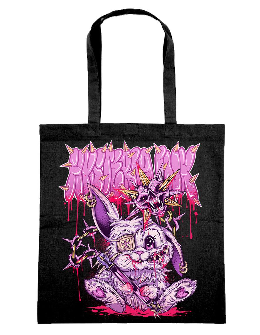 Tote bag Hysteria Ink Rabbit 666