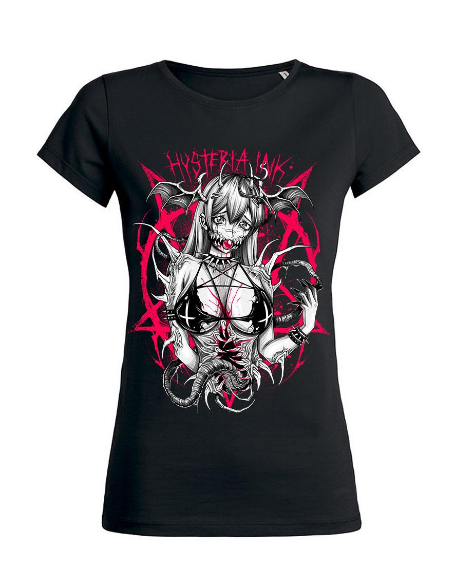 T-shirt femme Hysteria Ink Manga Demon