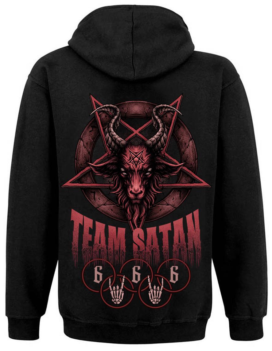 Sweat zip unisexe Hysteria Ink Team Satan