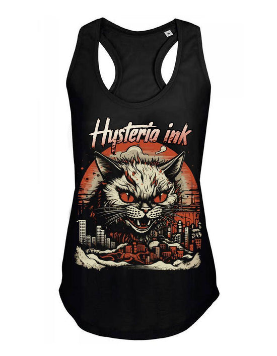 Debardeur femme Hysteria Ink Cat Old School Ink