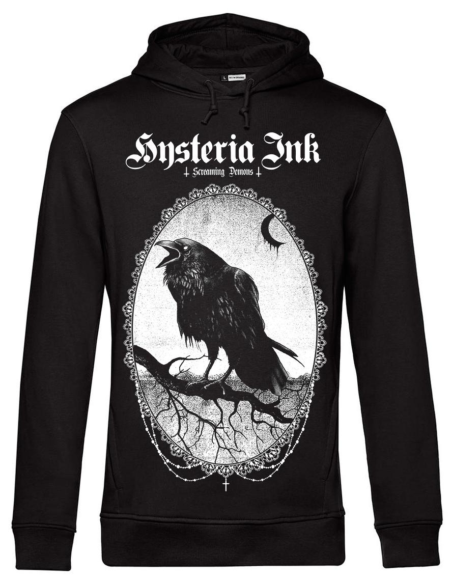 Sweat unisexe Sider Hysteria Ink Black crow
