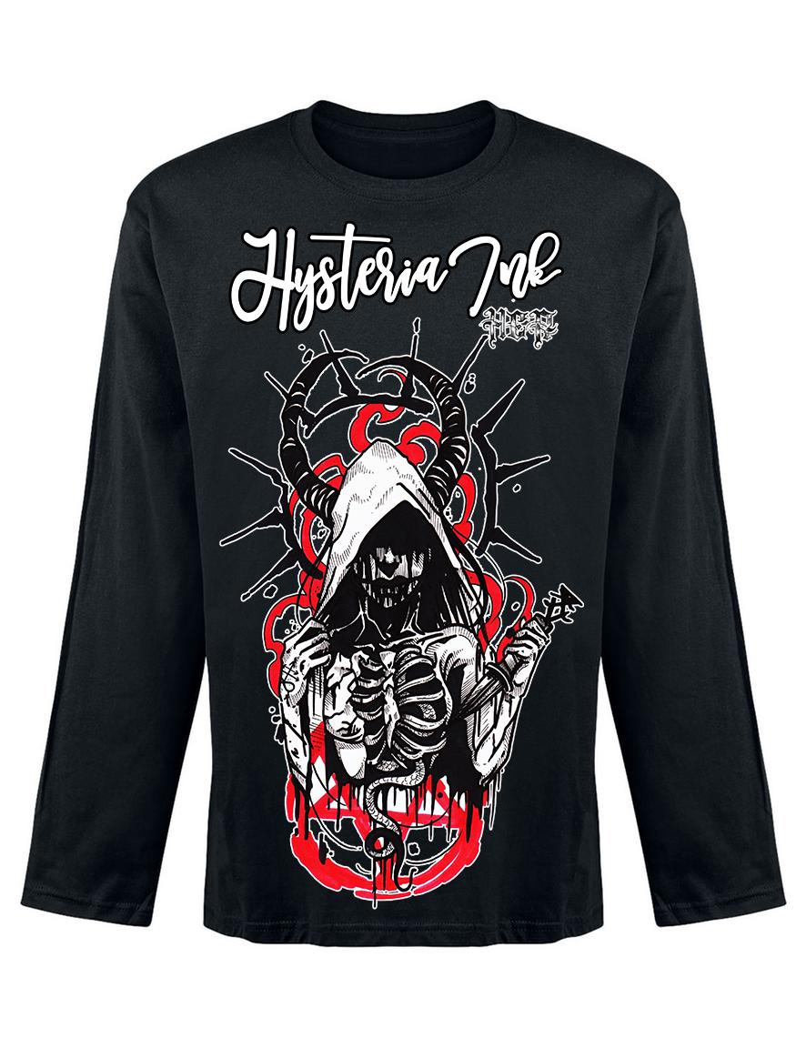 T-shirt unisexe manches longues Hysteria Ink X HER sacrifice
