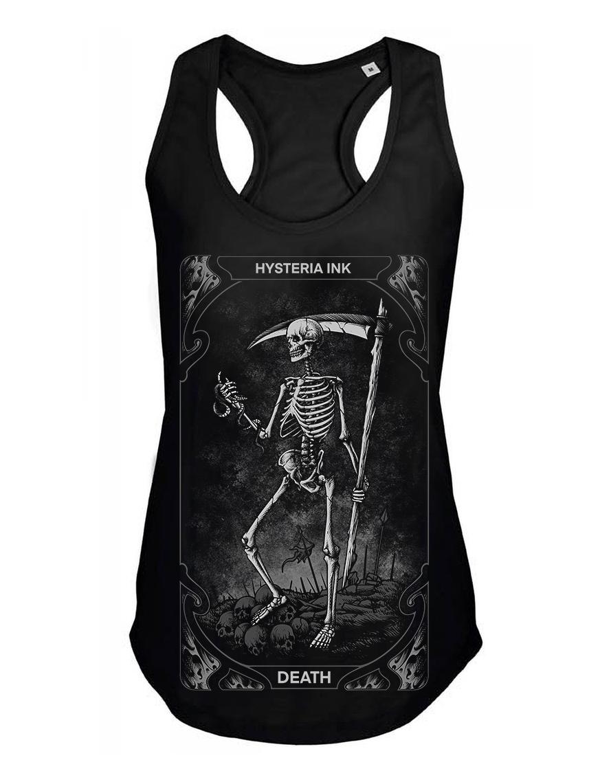Debardeur femme Hysteria Ink Tarot Death Ink