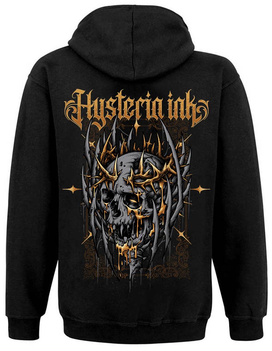 Sweat zip unisexe Hysteria Ink Melted Ink
