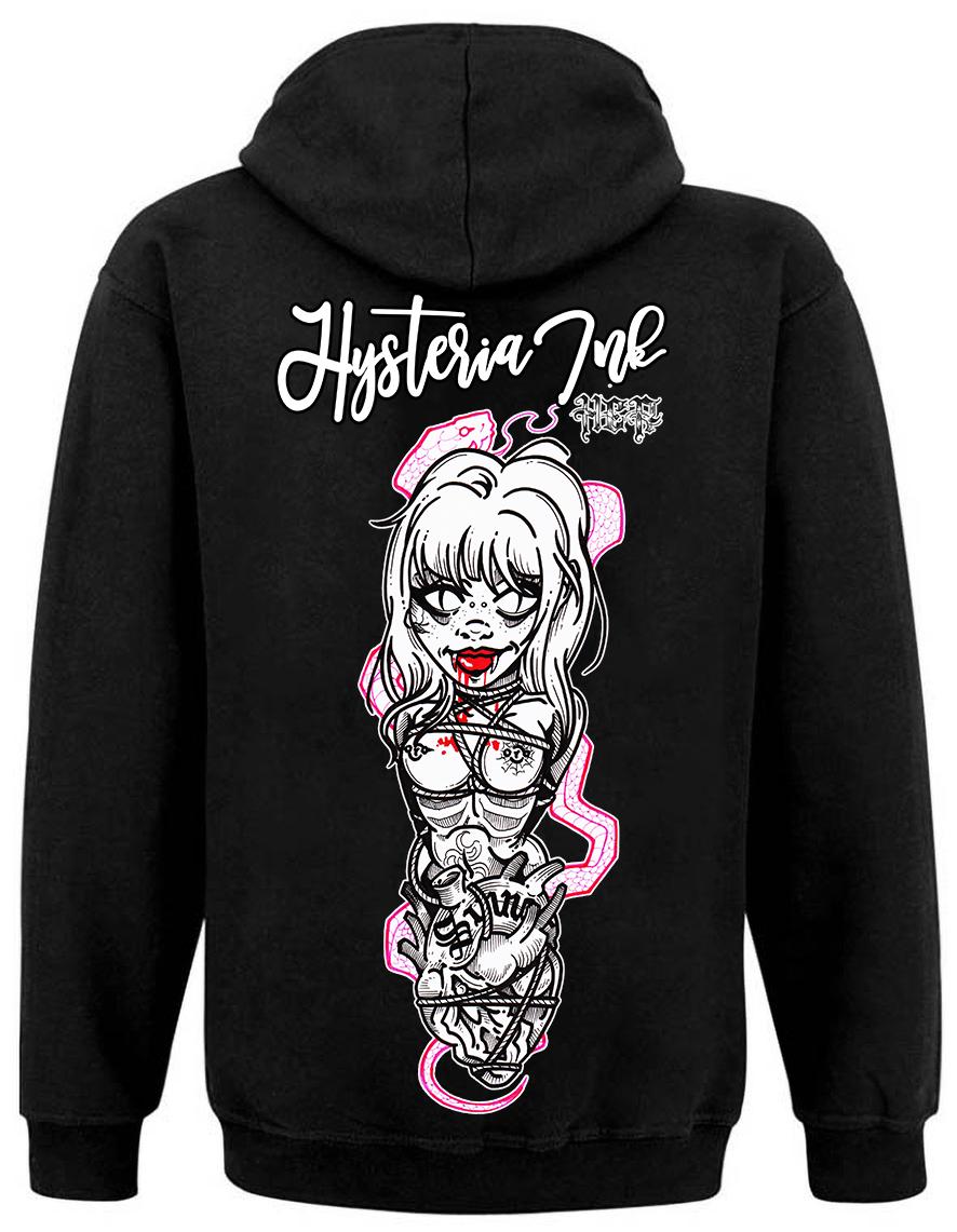 Sweat zip unisexe Hysteria Ink X HER kinky