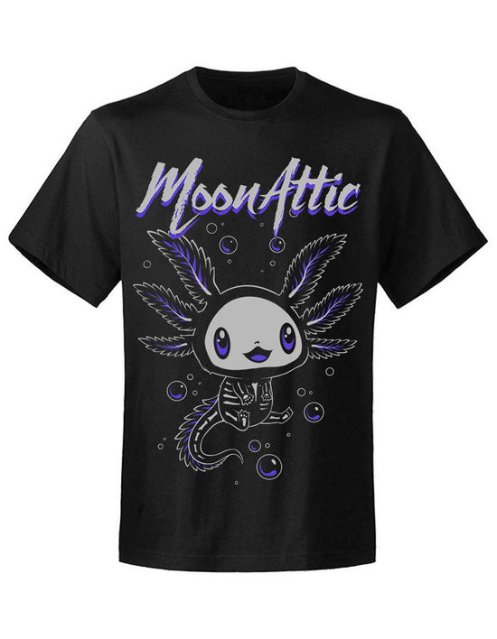 T-shirt unisexe Moon Attic Skelly Axolotl Attic