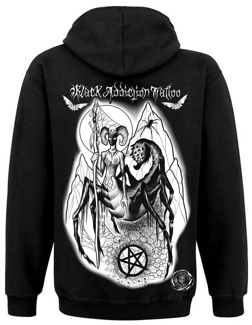 sweat zip unisexe Hysteria Ink Gardienne des Enfers