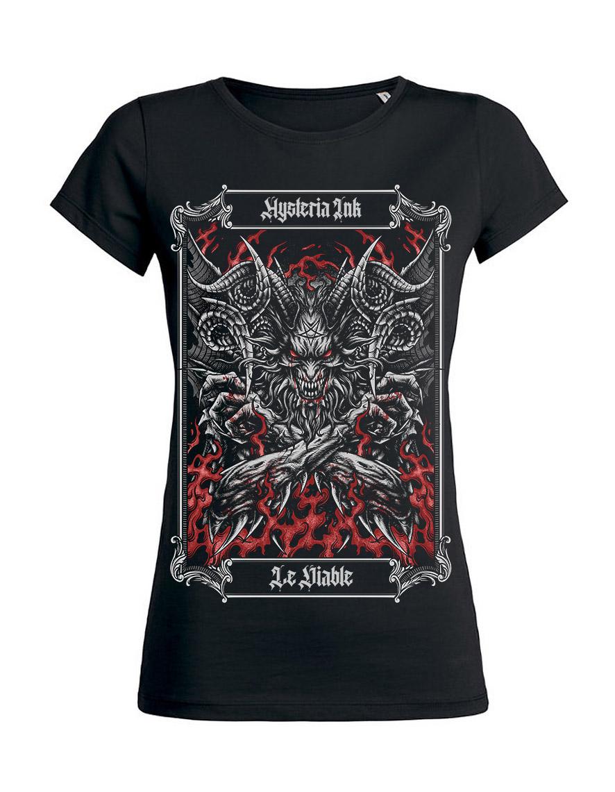 T-shirt femme Hysteria Ink Le Diable Ink