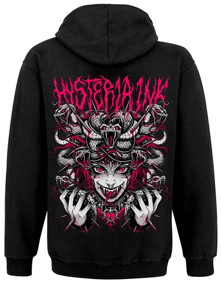 Sweat zip unisexe Hysteria Ink Manga Medusa Ink