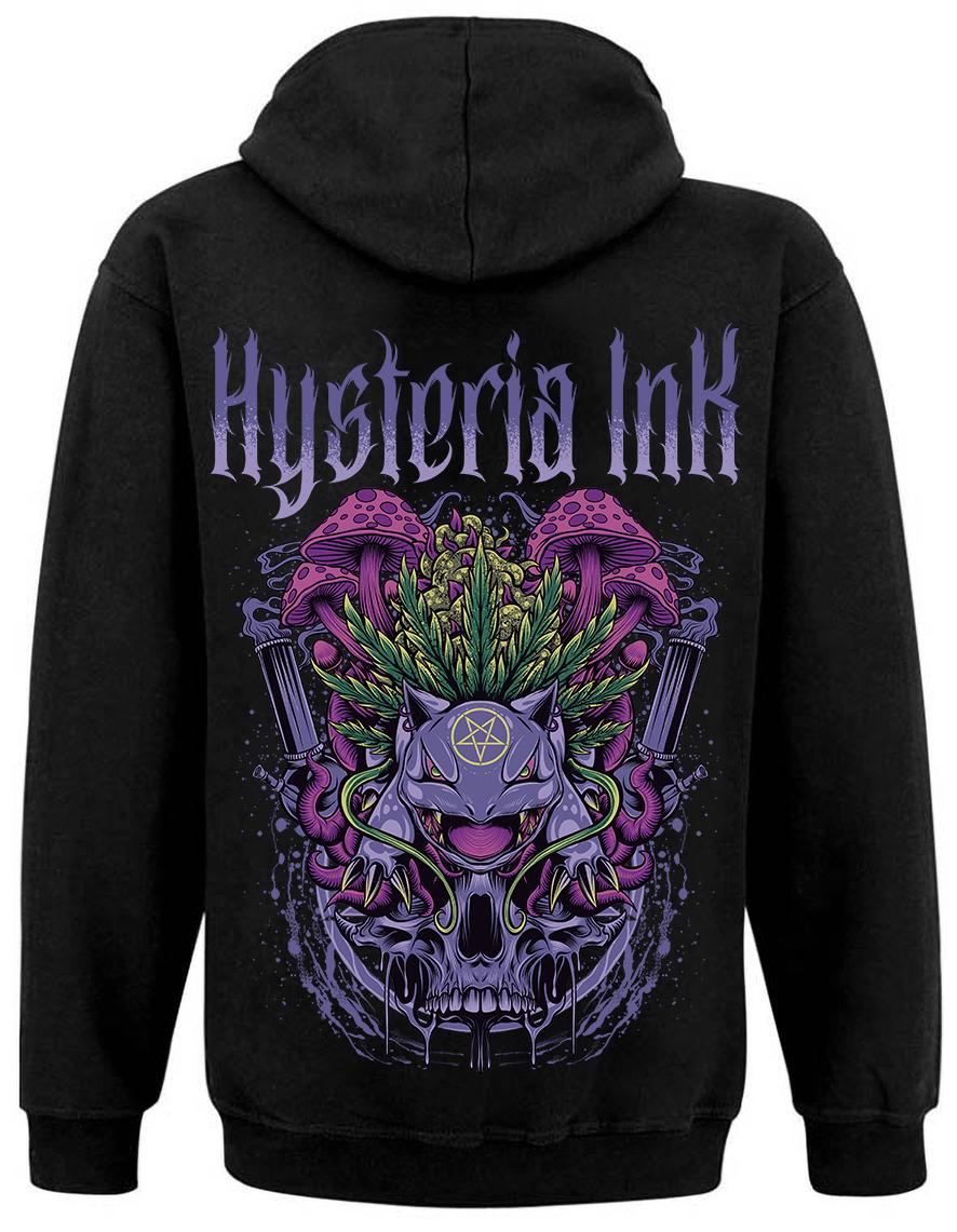 Sweat zip unisexe Hysteria Ink Mushdead Ink