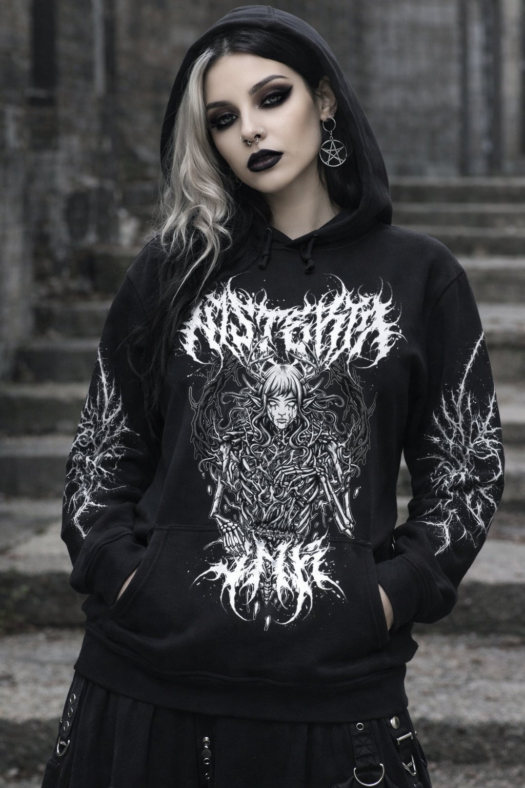 Sweat Unisexe Hysteria Ink Abyss Trash