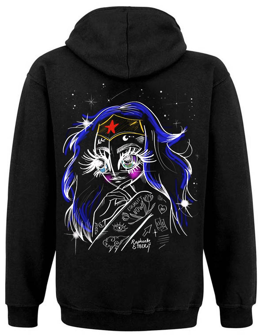 Sweat zip unisexe Hysteria Ink X Raphaelle Emery Equality