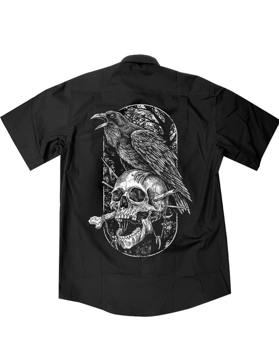 Chemise homme Hysteria Ink Skull'N'Crow