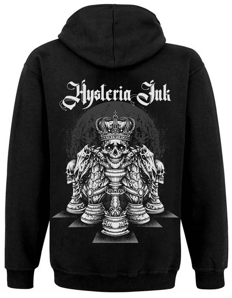 Sweat zip unisexe Hysteria Ink Echec et Mat