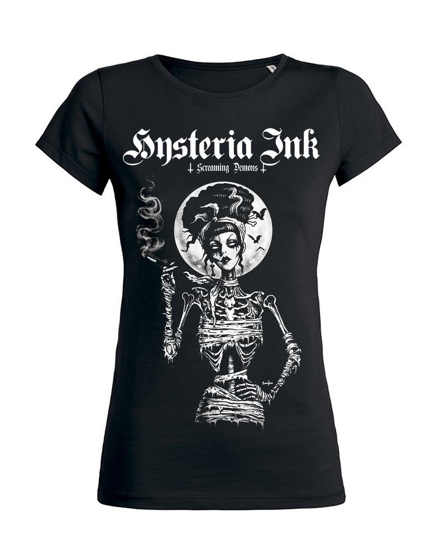 T-shirt Femme Hysteria Ink Skel Girl