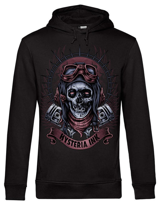 Sweat unisexe Sider Hysteria Ink Skull Biker 3