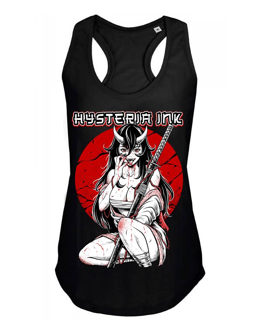 Debardeur femme Hysteria Ink Manga horns Ink