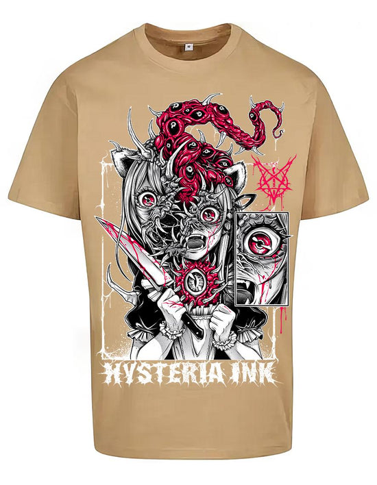 T-shirt Oversize Hysteria Ink Maya horror