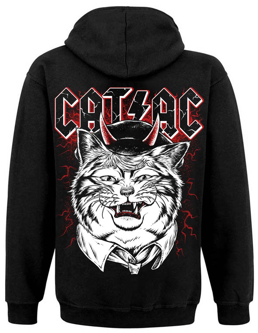 Sweat zip unisexe Hysteria Ink Cat-AC