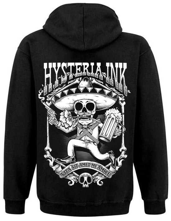 Sweat zip unisexe Hysteria Ink Skull mexican